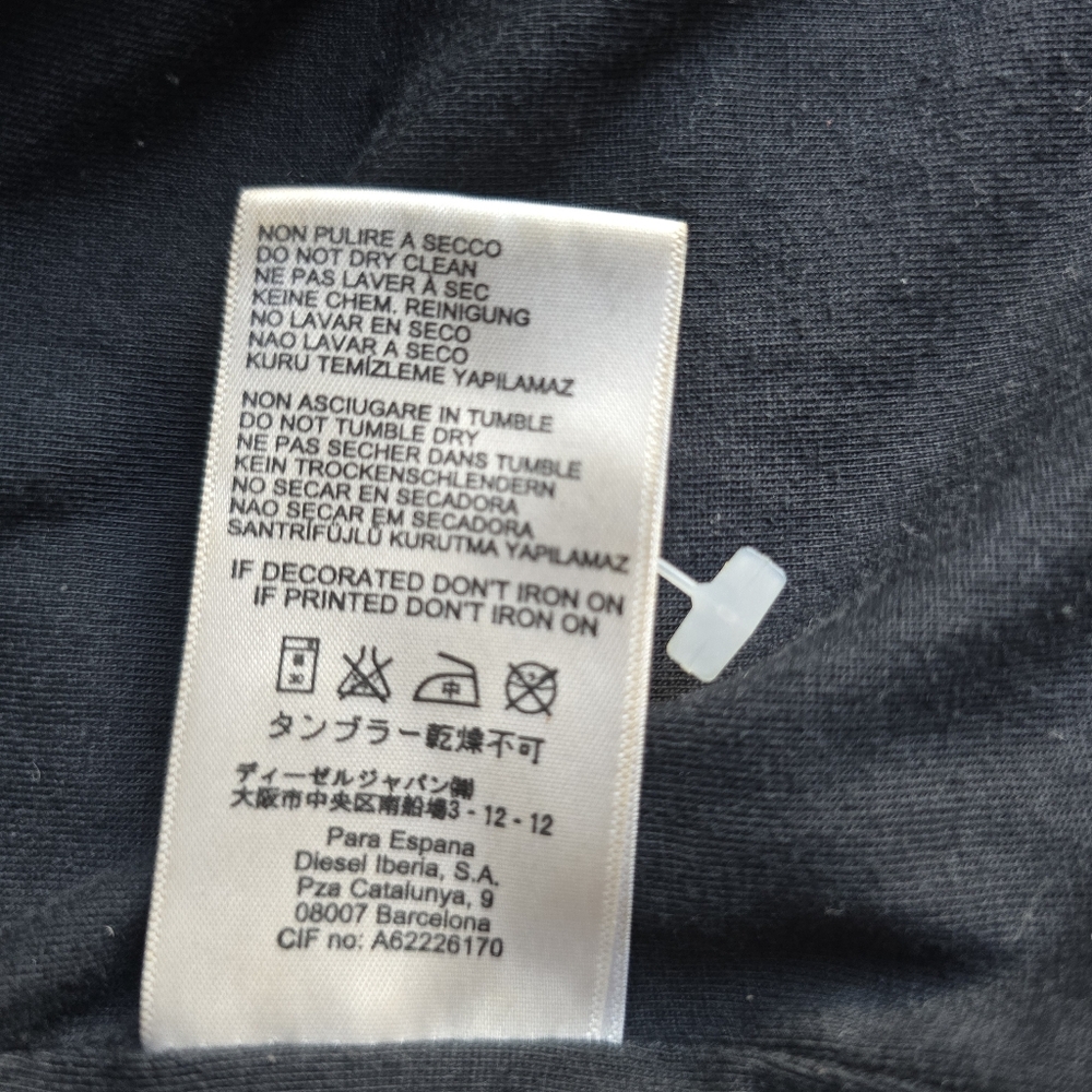 DIESEL dark grey vest size L - Picture 16 of 16